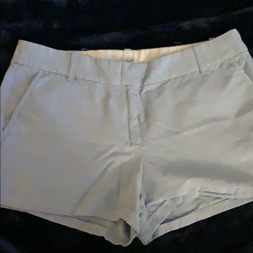 J Crew Light blue linen shorts! 3”